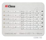 بک لایت تلویزیون سامسونگ 40 اینچ مدل 40H